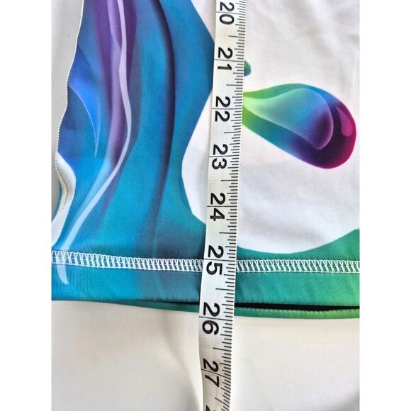 Long Sleeve Rash Guard Womens Medium Platinum Sun Protection UPF 30 Surf - Picture 8 of 9